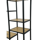 Polcállvány, fekete/tölgy, BILOTE TYP 4