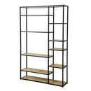 Polcállvány, fekete/tölgy, BILOTE TYP 4