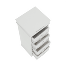 4-fiókos komód, fehér, BLANCO