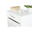 4-fiókos komód, fehér, BLANCO