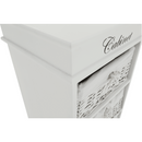 4-fiókos komód, fehér, BLANCO