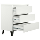 Komód, fehér, BOGAN NEW 3S70
