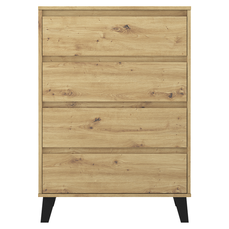 Komód, artisan tölgy, BOGAN NEW 4S70