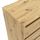 Komód, artisan tölgy, BOGAN NEW 4S70