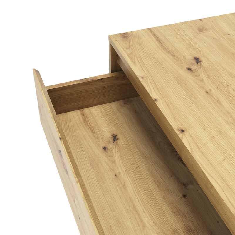 Komód, artisan tölgy, BOGAN NEW 4S70