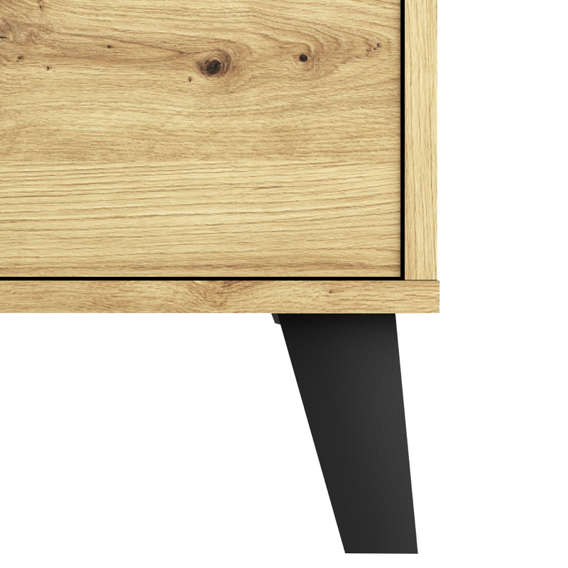 Komód, artisan tölgy, BOGAN NEW 4S70