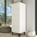 Komód, fehér, BOGAN 5S40