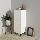 Komód, fehér, BOGAN 5S40