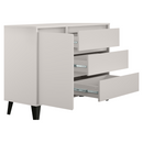 Komód, cashmere, BOGAN NEW 1D3S