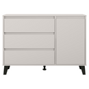 Komód, cashmere, BOGAN NEW 1D3S