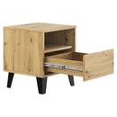 Éjjeliszekrény, artisan tölgy, BOGAN NEW 1S