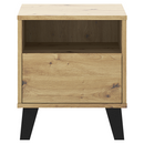 Éjjeliszekrény, artisan tölgy, BOGAN NEW 1S