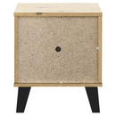 Éjjeliszekrény, artisan tölgy, BOGAN NEW 1S