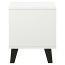 Éjjeliszekrény, fehér, BOGAN 1S