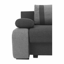 Kanapé, sötétszürke/világosszürke, BOLIVIA