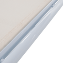 Kerti nyugágy, fehér acél/tölgy, BONTO