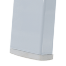 Kerti rakásolható szék, fehér acél/tölgy, BONTO