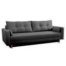Kihúzható kanapé, szürke, BONYK