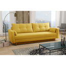 Kihúzható kanapé, sárga, BONYK