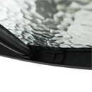 Étkezőasztal, fekete acél/edzett üveg, BORGEN TYP 2