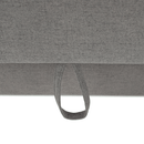 Ülőgarnitúra U alakban, szövet szürke, balos, BORN U