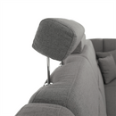 Ülőgarnitúra U alakban, szövet szürke, balos, BORN U
