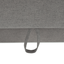 Ülőgarnitúra U alakban, szövet szürke, jobbos, BORN U