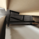 Ülőgarnitúra U alakban, szövet szürke, jobbos, BORN U