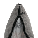 Ülőgarnitúra U alakban, szövet szürke, jobbos, BORN U