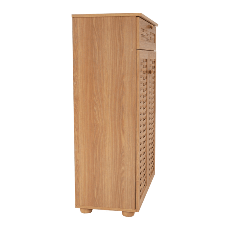 cipősszekrény, laminált MDF, natural, FP 03