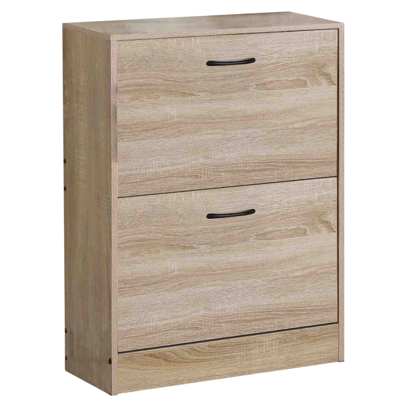 Cipőtároló, 2 soros, tölgy, BOTNIX