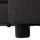 Ülőgarnitúra, szürkésbarna/sárga, szövet, jobbos, BRATO