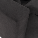 Ülőgarnitúra, szürkésbarna/sárga, szövet, jobbos, BRATO