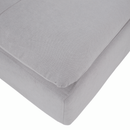 Ülőgarnitúra, világosszürke/púderrózsaszín, szövet, balos, BRATO