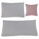 Ülőgarnitúra, világosszürke/púderrózsaszín, szövet, balos, BRATO