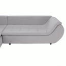 Ülőgarnitúra, világosszürke/púderrózsaszín, szövet, balos, BRATO