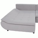 Ülőgarnitúra, világosszürke/púderrózsaszín, szövet, balos, BRATO