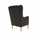 Kényelmes fotel, barna/bükk, BREDLY