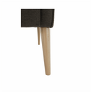 Kényelmes fotel, barna/bükk, BREDLY