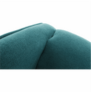 Kényelmes fotel, türkíz/bükk, BREDLY