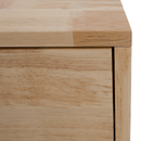 Éjjeliszekrény, masszív fa, természetes, BRUNI
