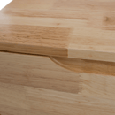 Éjjeliszekrény, masszív fa, természetes, BRUNI