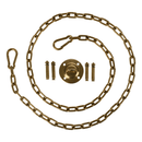 Függő fotel, átlátszó/arany/fehér, BUBBLE NEW TYP 1