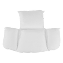 Függő fotel, átlátszó/arany/fehér, BUBBLE NEW TYP 1