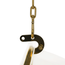 Függő fotel, átlátszó/arany/szürke, BUBBLE NEW TYP 1