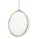 Függő fotel, átlátszó/arany/szürke, BUBBLE NEW TYP 1