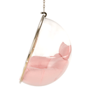 Függő fotel, átlátszó/arany/rózsaszín, BUBBLE NEW TYP 1