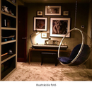 Függő fotel, átlátszó/arany/szürke, BUBBLE NEW TYP 1