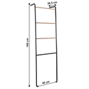 Akasztó/létra, fekete/fém, BUBY