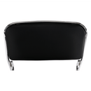 Szék tárgyalóterembe, fekete textilbőr, BULUT